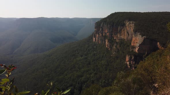 Smoke through the beautiful Blue Mountains