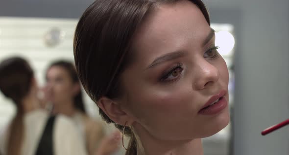 Girl Working In A Beauty Salon