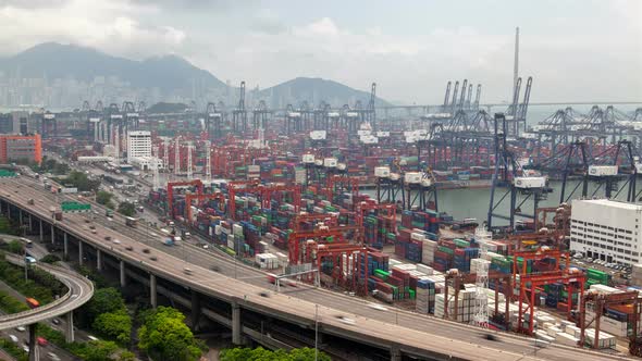 Container Terminal Hong Kong Industrial District