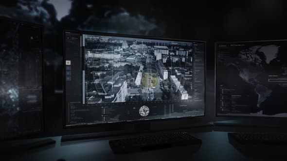 Police Surveillance System Scans Automobile For Illegal Contraband Check alt