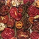 Various Kinds of Roasted Red and Yellow Tomatoes with Thyme and Garlic on an Metal Oven Tray - VideoHive Item for Sale