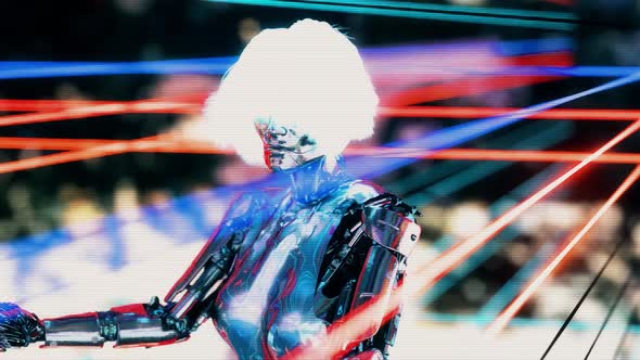 Cyborg Woman Dancing 2 Hd