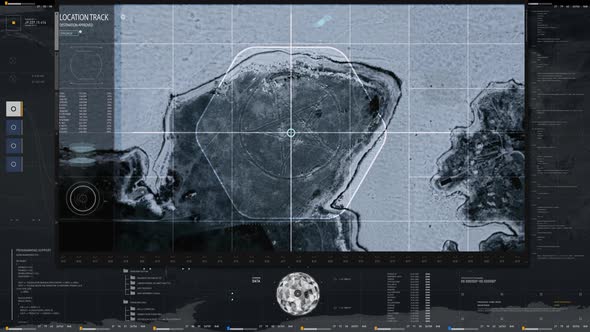 Coordinates Tracking System Technology Finds Pentagram Sign On Grassland alt