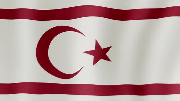 The National Flag of Northern Cyprus