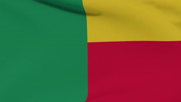 Flag Benin Patriotism National Freedom Seamless Loop