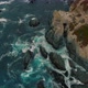 Rocky Coastline Of The Sea View From a Drone - VideoHive Item for Sale