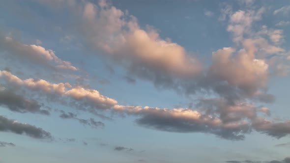 Clouds moving timelapse