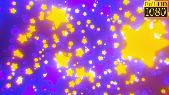 Bokeh Stars Background Vj Loops V1