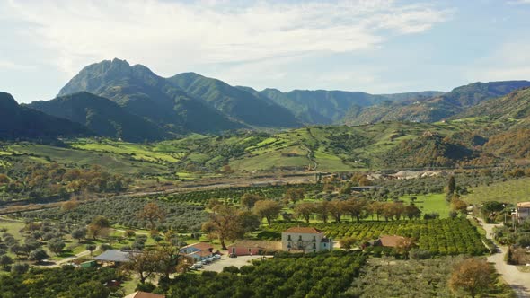 Tre pizzi mountain in Calabria