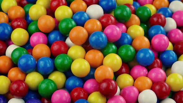 Pile Of Candy Gum Balls