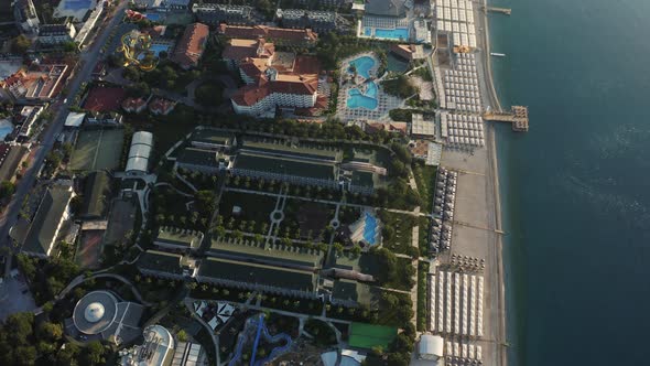 Aerial Top View Resorts in Kiris