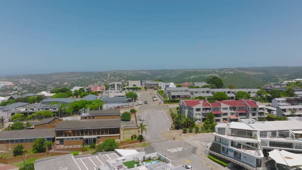 Modern Apartment Buildings in Luxury Urban Borough Near Seaside