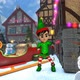 Cute elf dancing next to Santa sleight - VideoHive Item for Sale