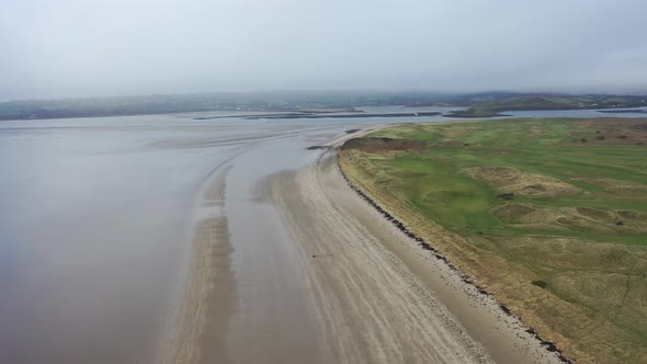 Aerial View of Murvagh in County Donegal Ireland