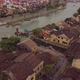 Hoi An City Urban Landscape Old Buildings on Channel Bank - VideoHive Item for Sale