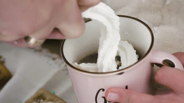 Cup of Tea with Whipped Cream