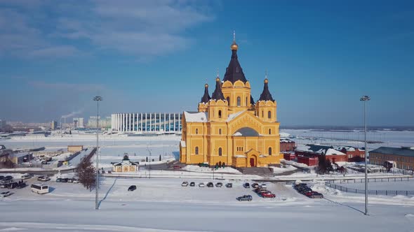 Aerial View Of The Alexander Nevsky Church