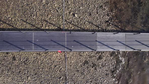 Bird's Eye View of a Private Jetty