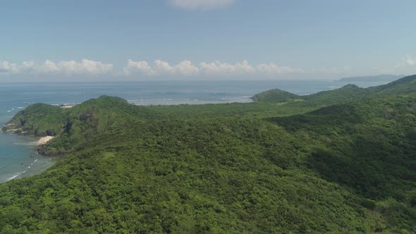 Coast of the Palau Island. Philippines