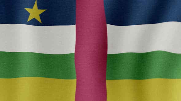 The National Flag of Central African Republic