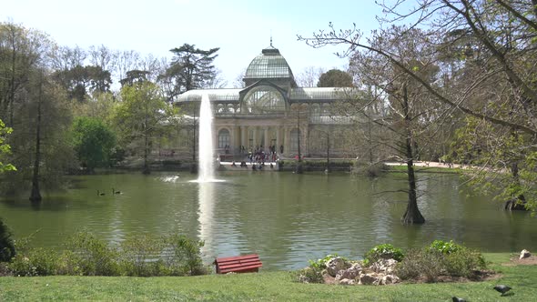 Lake of a park