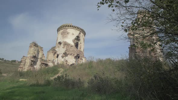 The ruins of Chervonohorod Castle