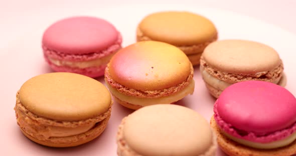 Pink macaroon