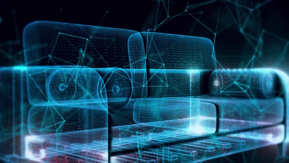 Couch Hologram Close Up 4k alt