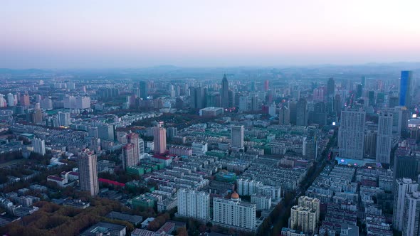 Nanjing City, Jiangsu Province, urban construction landscape