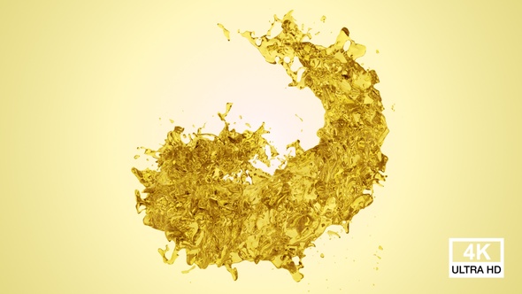 Oil Splash Spiral 4K alt