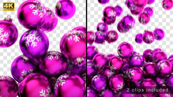 Christmas Violet Ball Transitions