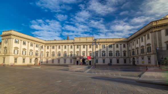 The Royal Palace of Milan Timelapse Hyperlapse