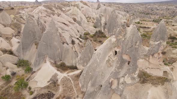 Aerial View Cappadocia Landscape