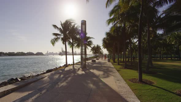 The waterfront in Miami