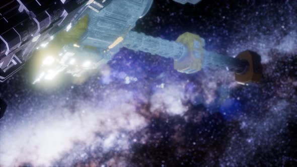 Spaceship Travelling Through the Universe alt