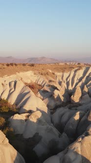 Cappadocia Landscape Aerial View