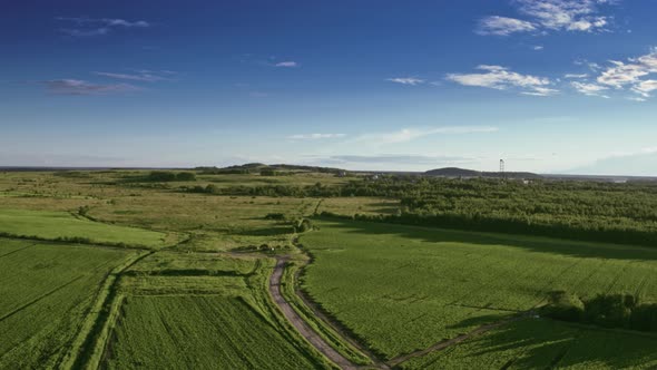 Flight Over the Fields in the Suburbs of St Petersburg 