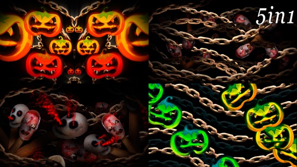 Halloween Terrible Chain (5in1)