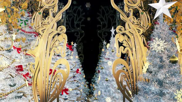 Christmas Art Nouveau 02 4K alt