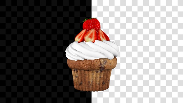 Cupcake Strawberry Dessert