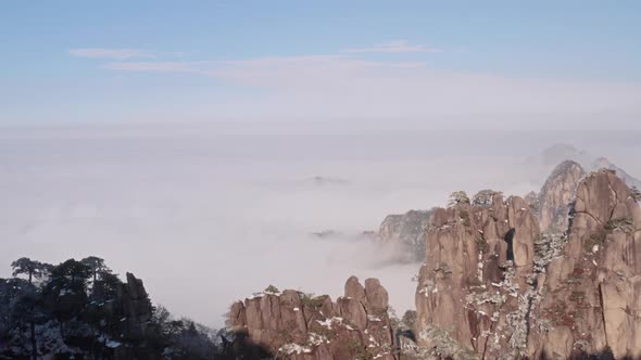 The amazing Yellow Mountains in China