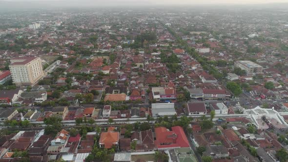 Aerial View Yogyakarta Indonesia