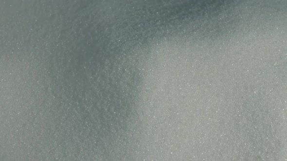 Sugar Surface Rotating Slowly Closeup