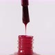 Dripping Red Nail Polish On White Background - VideoHive Item for Sale