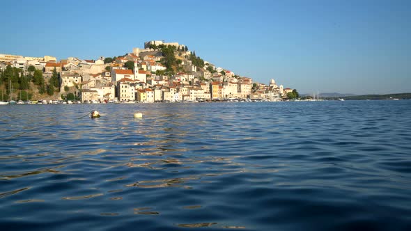 Skyline of Sibenik City in Croatia