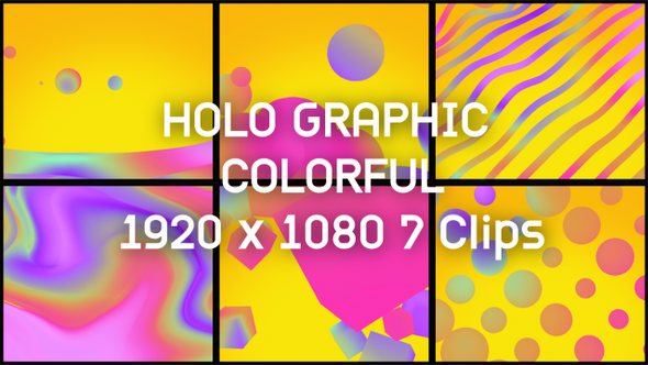 Holo graphic Colorful Backgroud