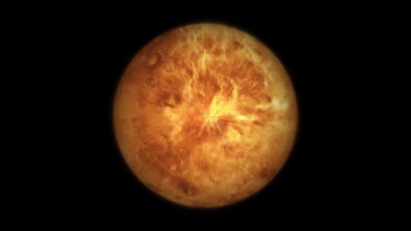 Venus realistic rotate background