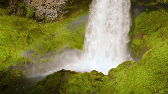 Beautiful Sahalie Falls In Oregon