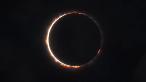 Solar Eclipse - Approaching Totality