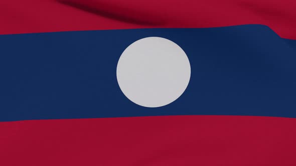 Flag Laos Patriotism National Freedom Seamless Loop